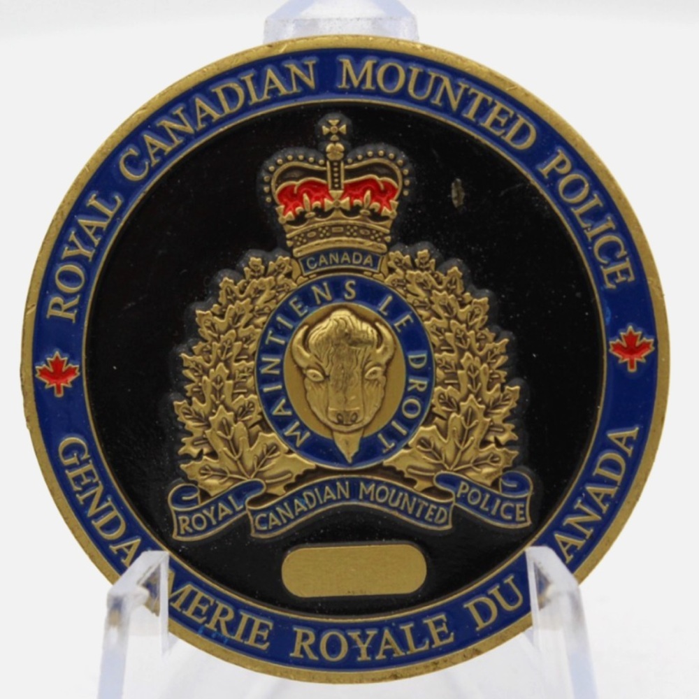 Royal Canadian Mounted Police Prince George Detachment E Division Challenge Coin